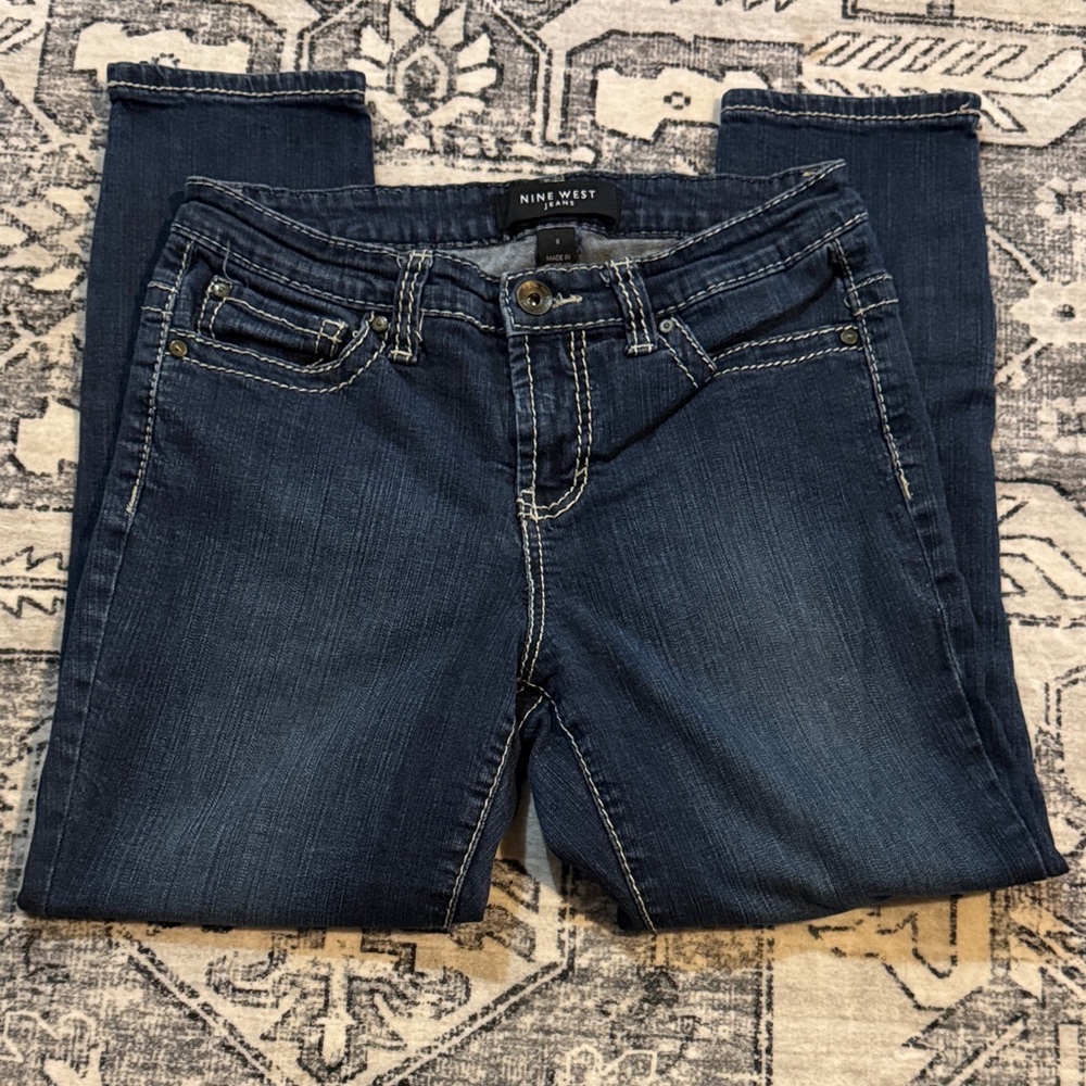 ๐ 3/$12 ๐ Nine West Indigo Straight Leg Jeans - Picture 2 of 4